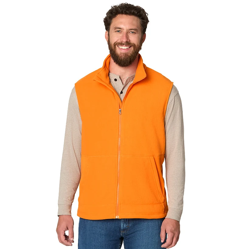 Men's Fleece Zip-Up Vest - Image 8