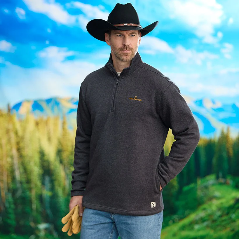 Men's Yellowstone Quarter Zip Pullover - Image 7