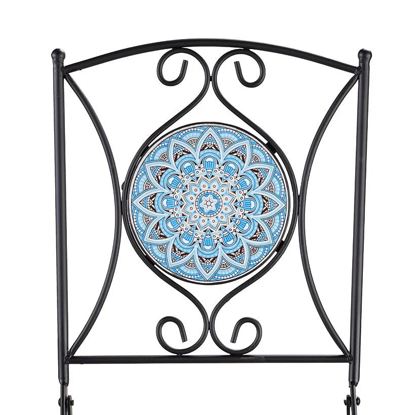 Metal Mosaic Outdoor Chair - Image 2