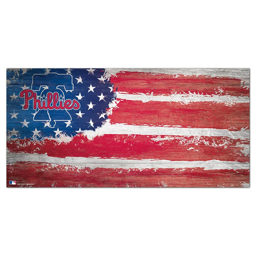 MLB Distressed Flag Sign - Image 20