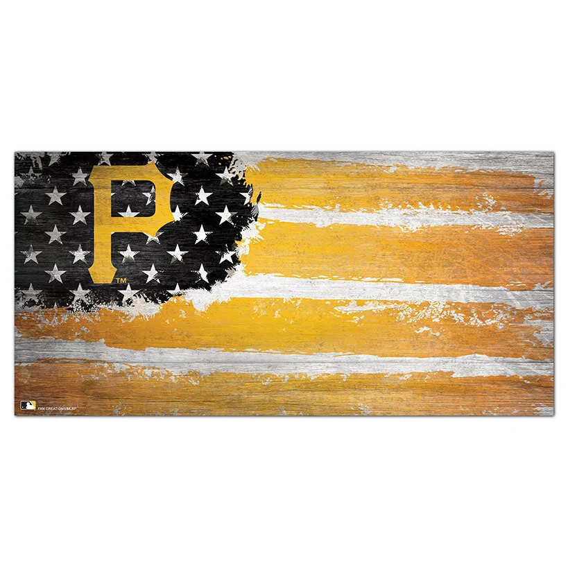 MLB Distressed Flag Sign - Image 21