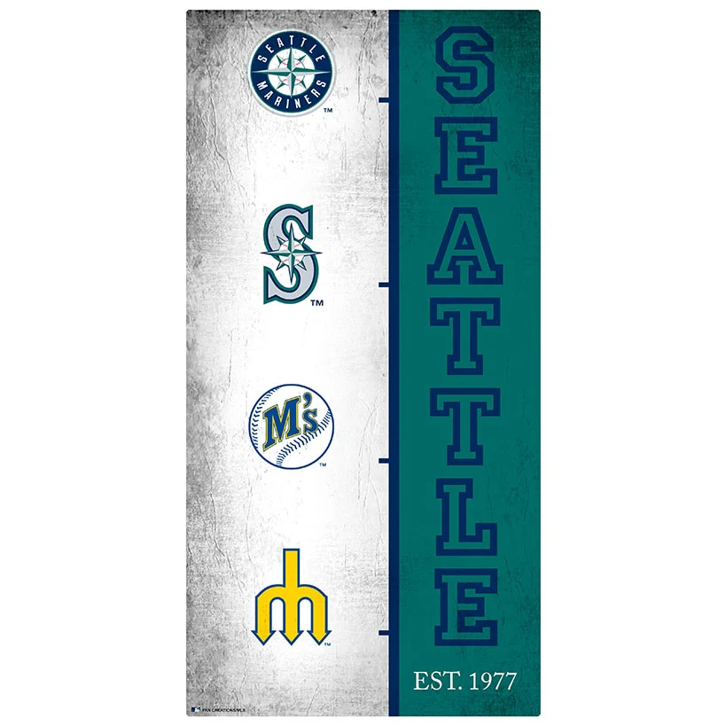 MLB Team Logo Progression Sign - Image 14