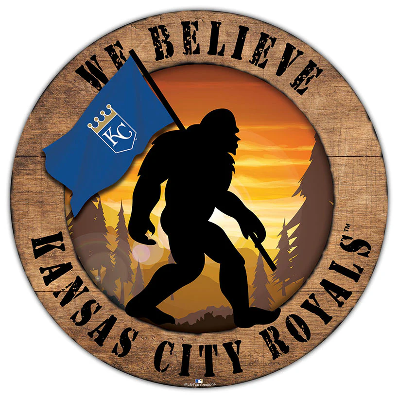 MLB We Believe Bigfoot Circle Signs - Image 13