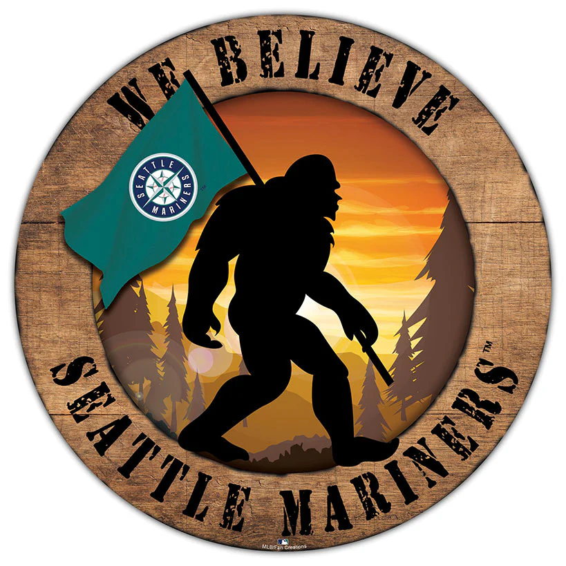MLB We Believe Bigfoot Circle Signs - Image 14