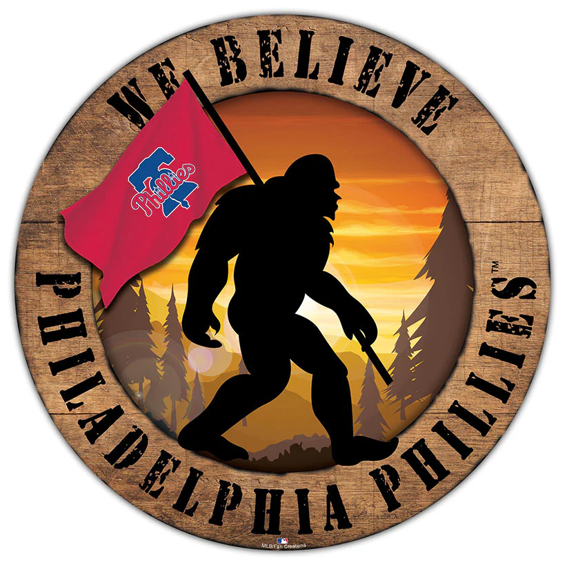 MLB We Believe Bigfoot Circle Signs - Image 20