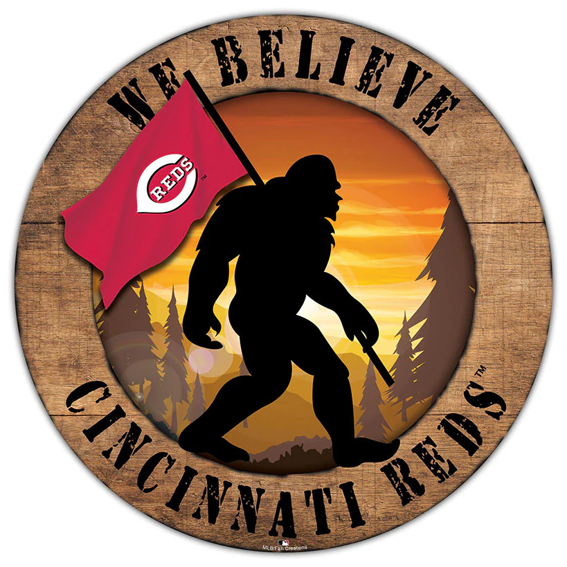 MLB We Believe Bigfoot Circle Signs - Image 25