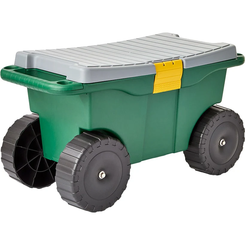Mobile Garden Cart with Tool Storage and Tray - Image 6