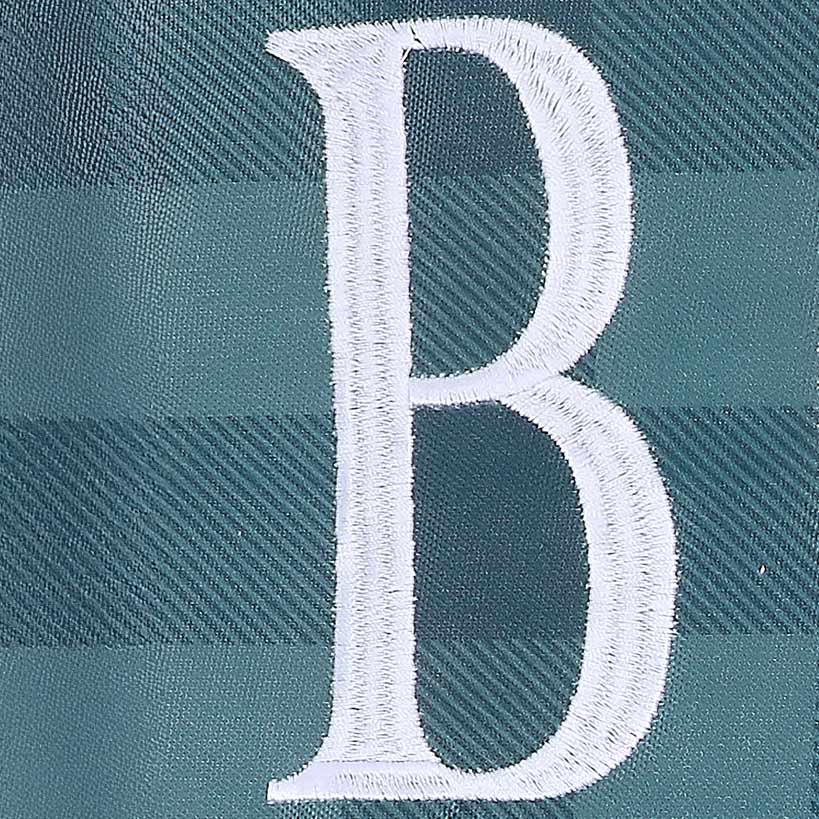 Monogram Buffalo Plaid Laundry Bag - Image 6