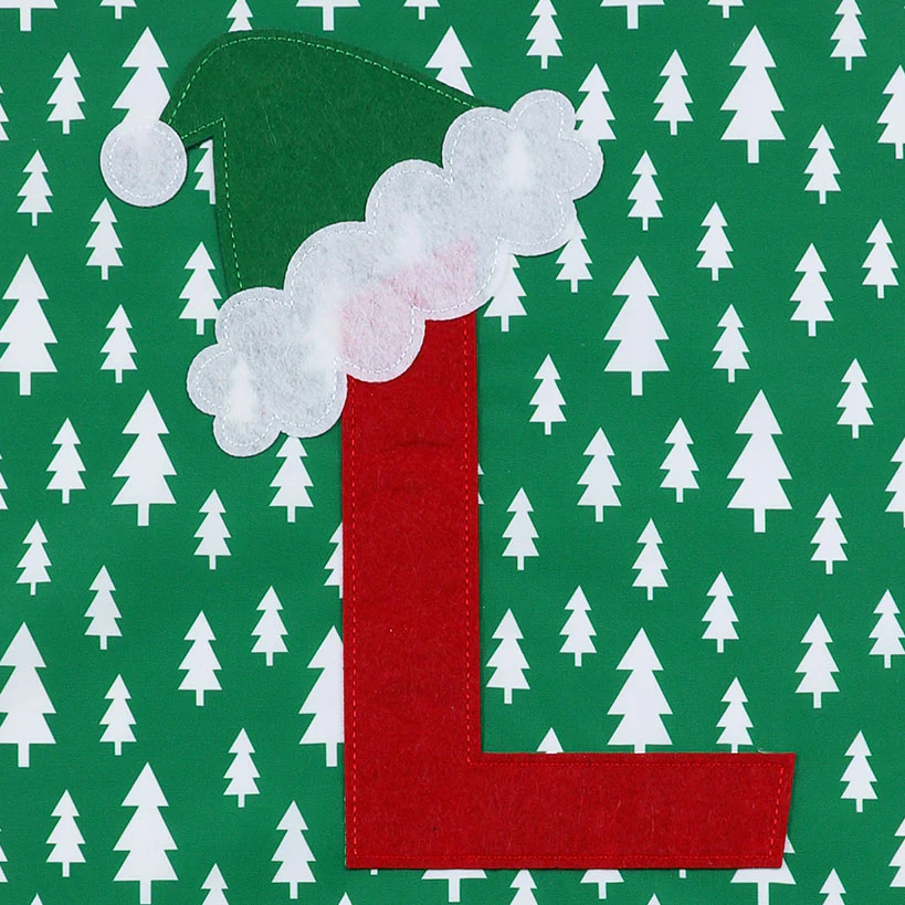 Monogram Christmas Gift Sack - Image 11