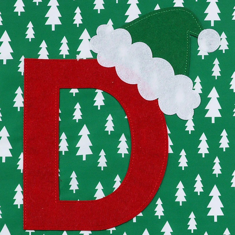 Monogram Christmas Gift Sack - Image 8