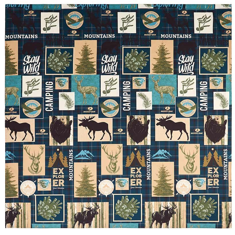 Mossy Oak Never Stop Exploring Window Panel 50" x 63" or 50" x 84" - Image 2