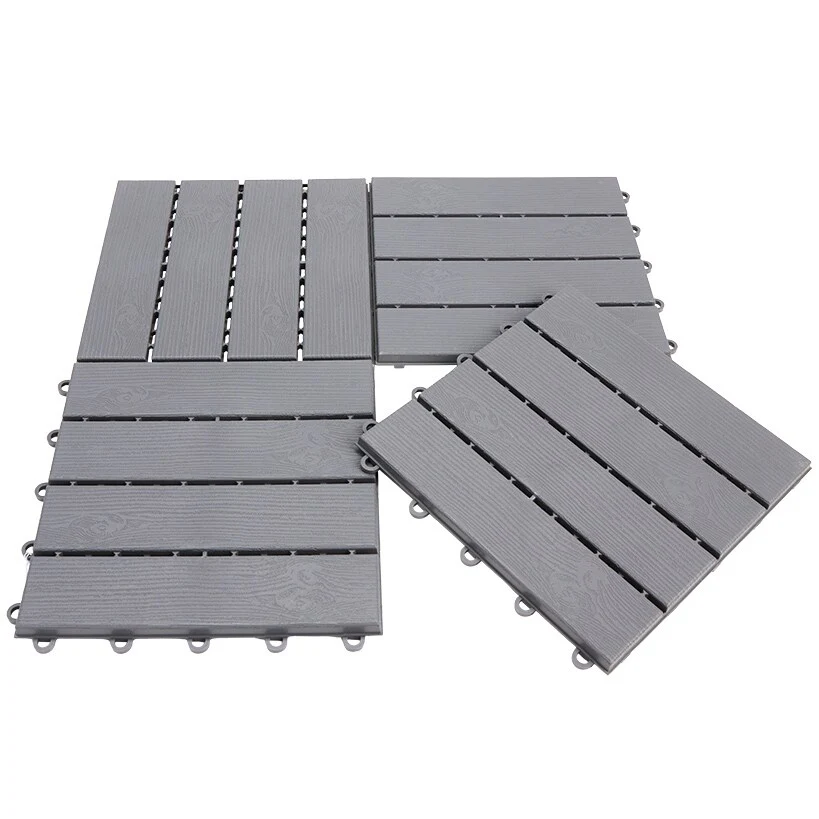 Multi Purpose Interlocking Gray Tiles - Set of 9 - Image 3