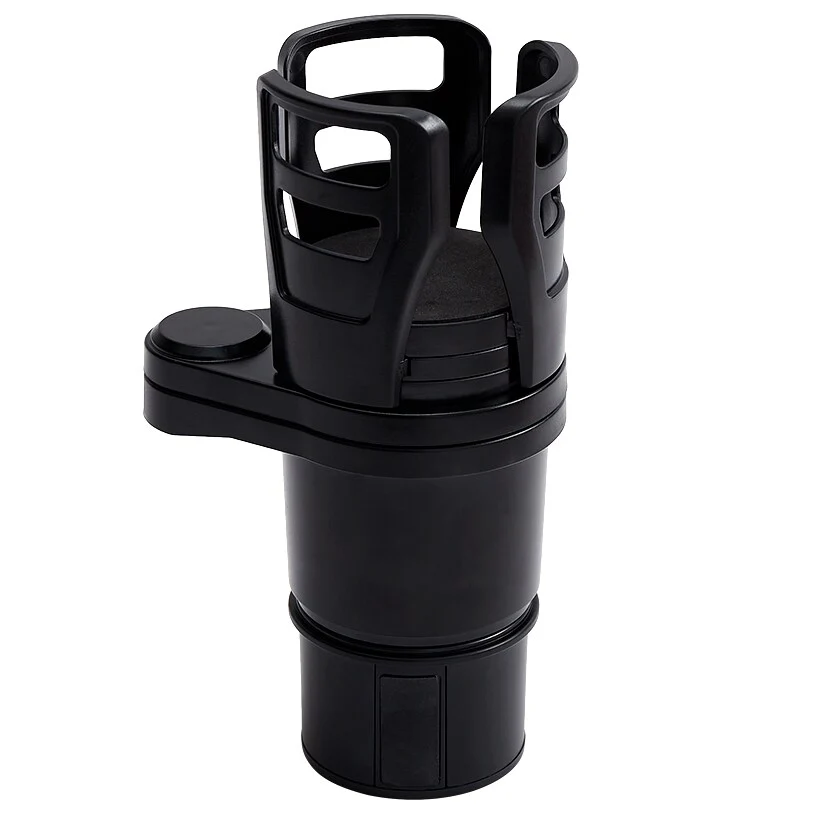 Multifunctional Adjustable Car Cup Holder for Dual Cups and Snacks - Image 2