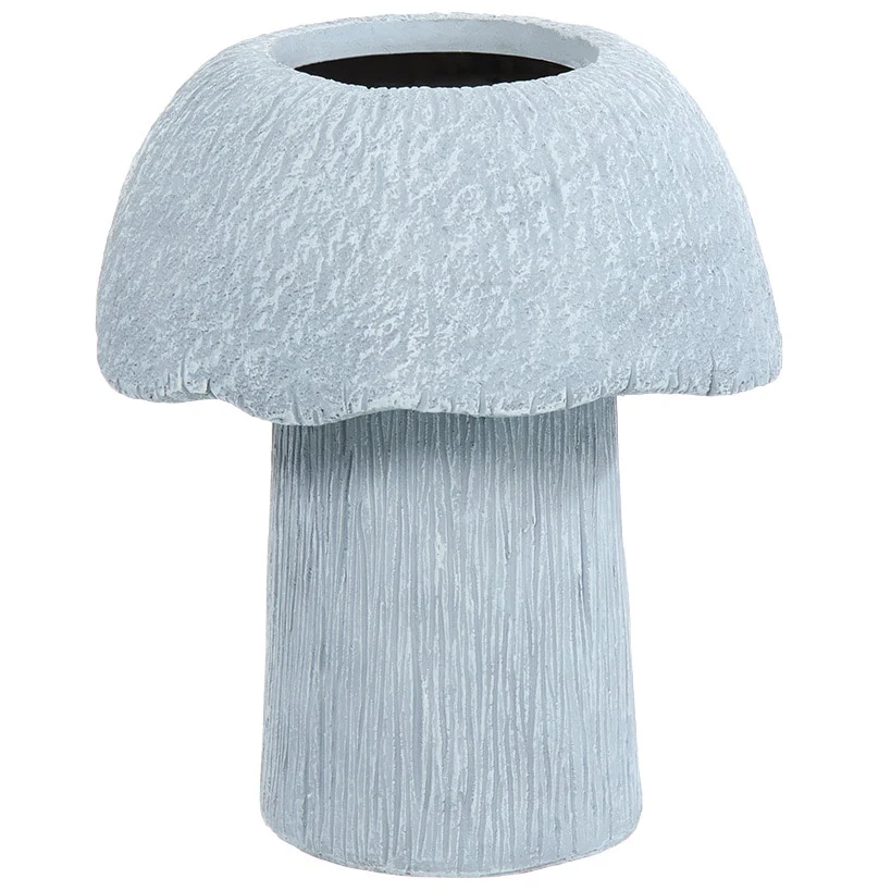 Mushroom Planter Gray Large Medium or Small Garden - Image 7
