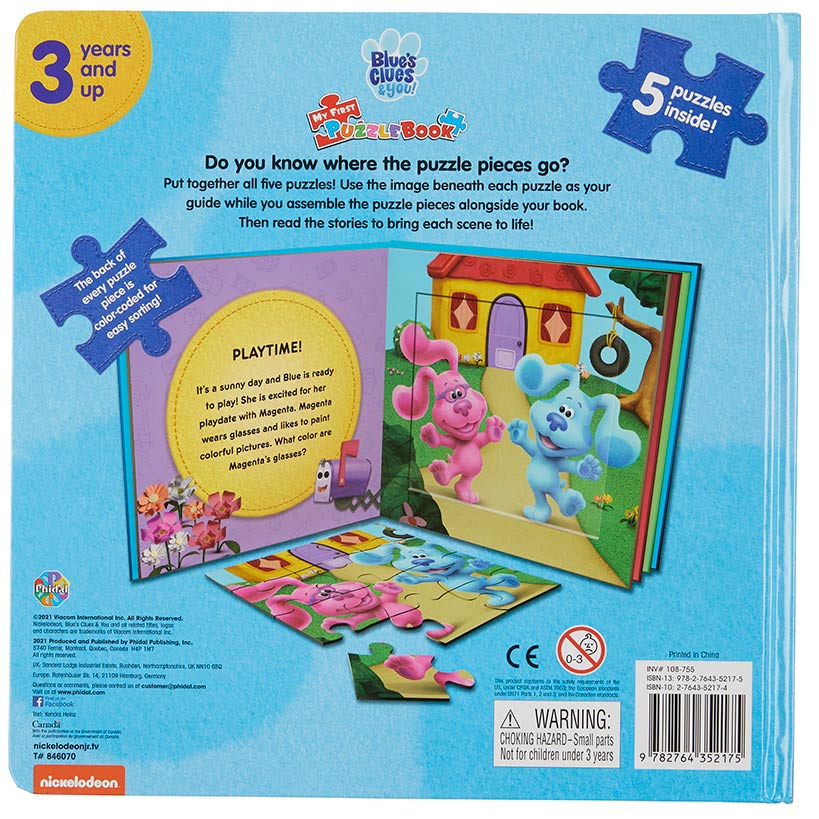 My First Blue's Clues Puzzle Book - Image 2