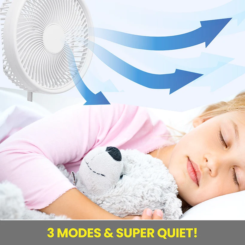 My Foldaway™ Rechargeable Fan - Compact and Portable Cooling Solution - Image 8