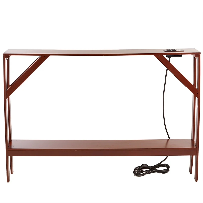 Narrow Console Table with Built in Outlet 33"H - Image 7
