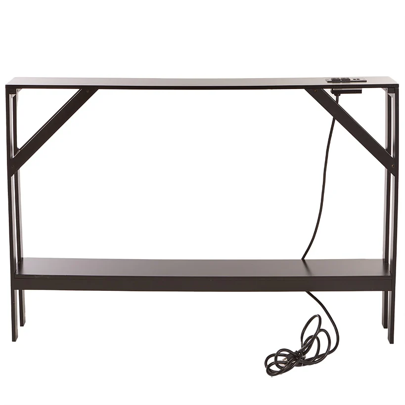 Narrow Console Table with Built in Outlet 33"H - Image 8