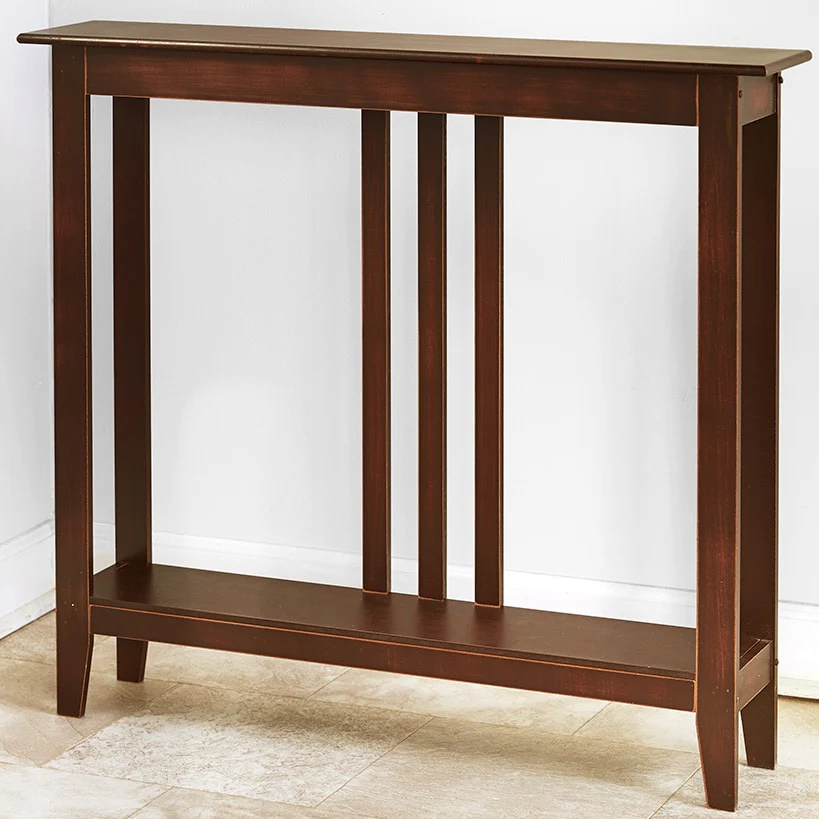 Narrow Entryway Wood Console Accent Table - 32"H - Image 3