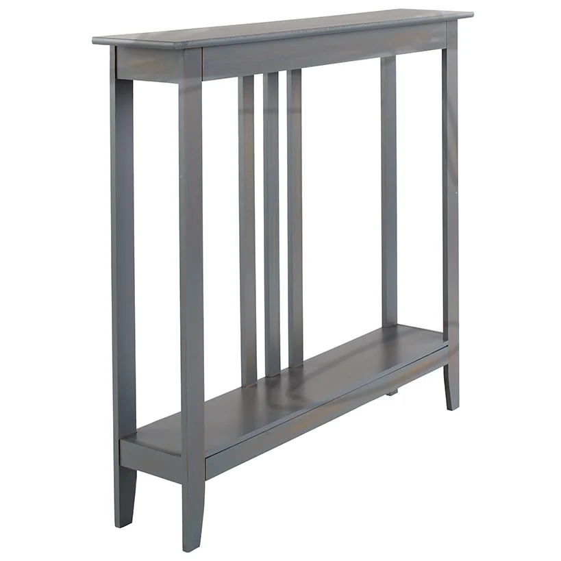 Narrow Entryway Wood Console Accent Table - 32"H - Image 9