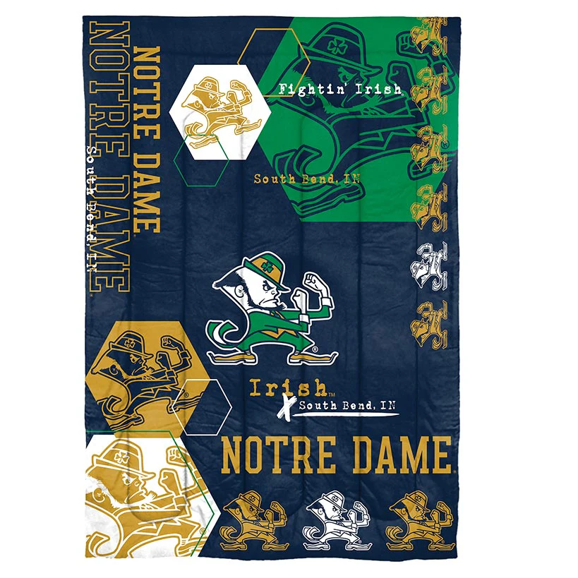 NCAA Hexagon Comforter Set - Image 11