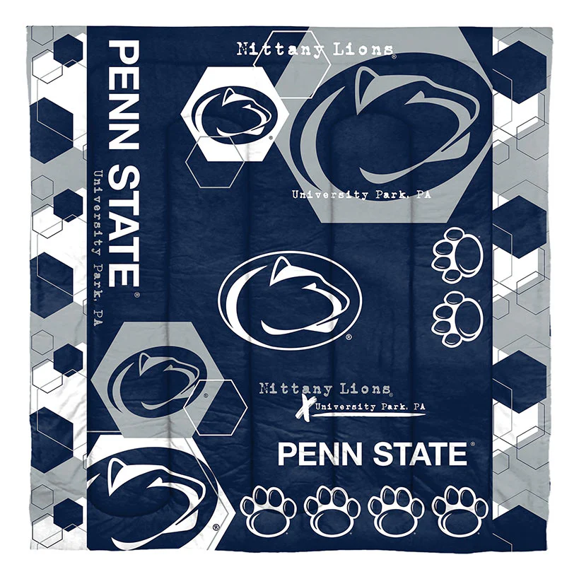 NCAA Hexagon Comforter Set - Image 28