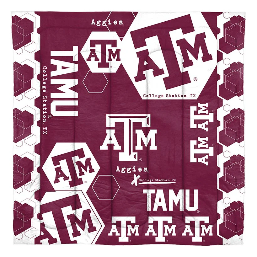 NCAA Hexagon Comforter Set - Image 30
