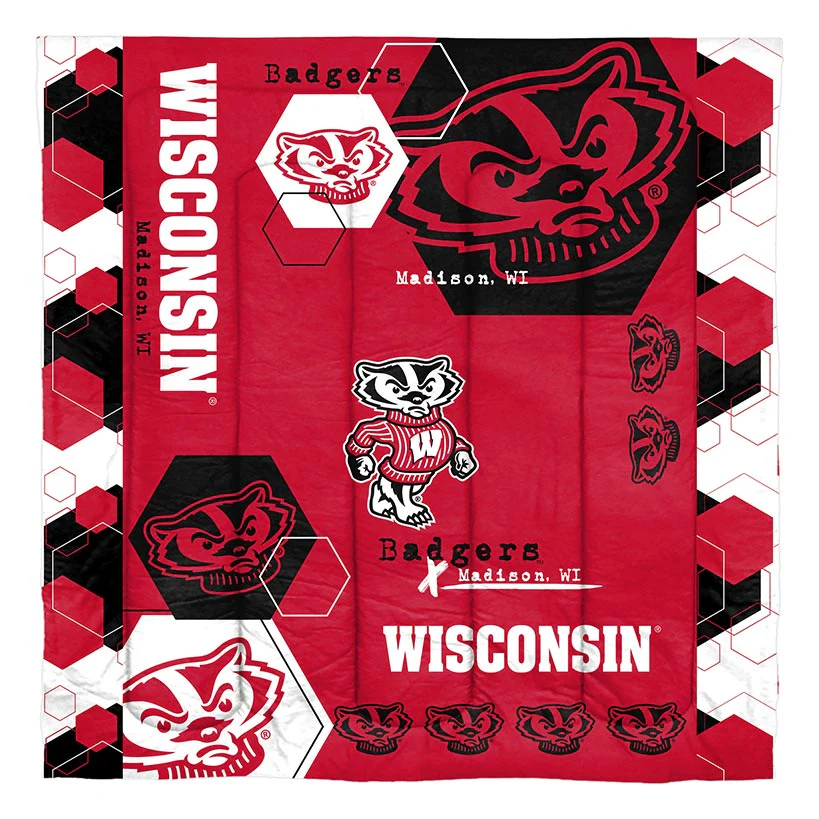 NCAA Hexagon Comforter Set - Image 34