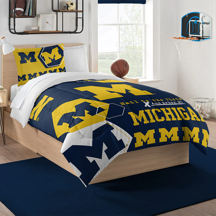 NCAA Hexagon Comforter Set - Image 42