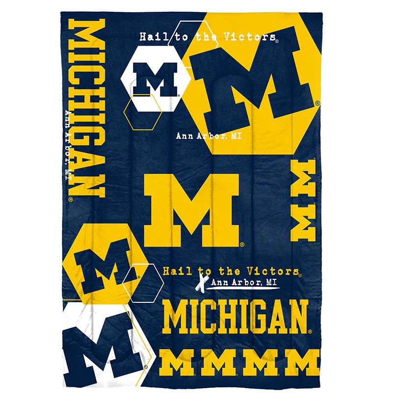 NCAA Hexagon Comforter Set - Image 9