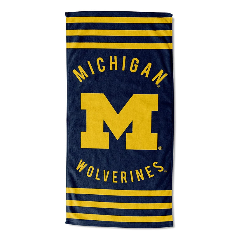 NCAA Striped Beach Towel 30"x60" - Image 11
