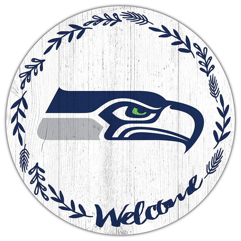NFL 12" Welcome Circle Sign - Image 28