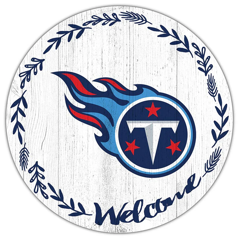 NFL 12" Welcome Circle Sign - Image 29