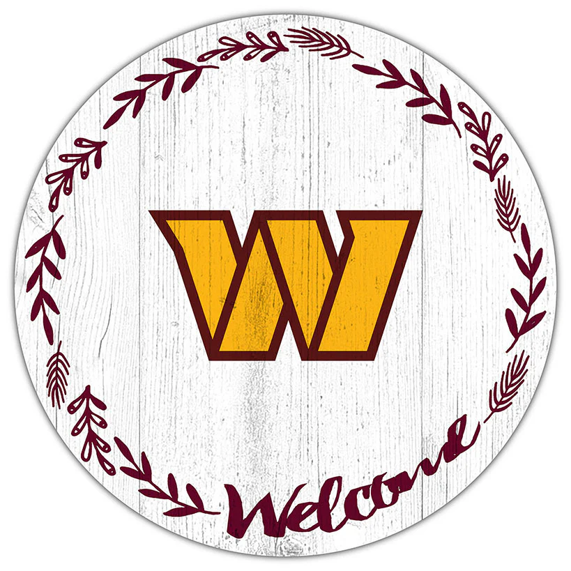 NFL 12" Welcome Circle Sign - Image 30