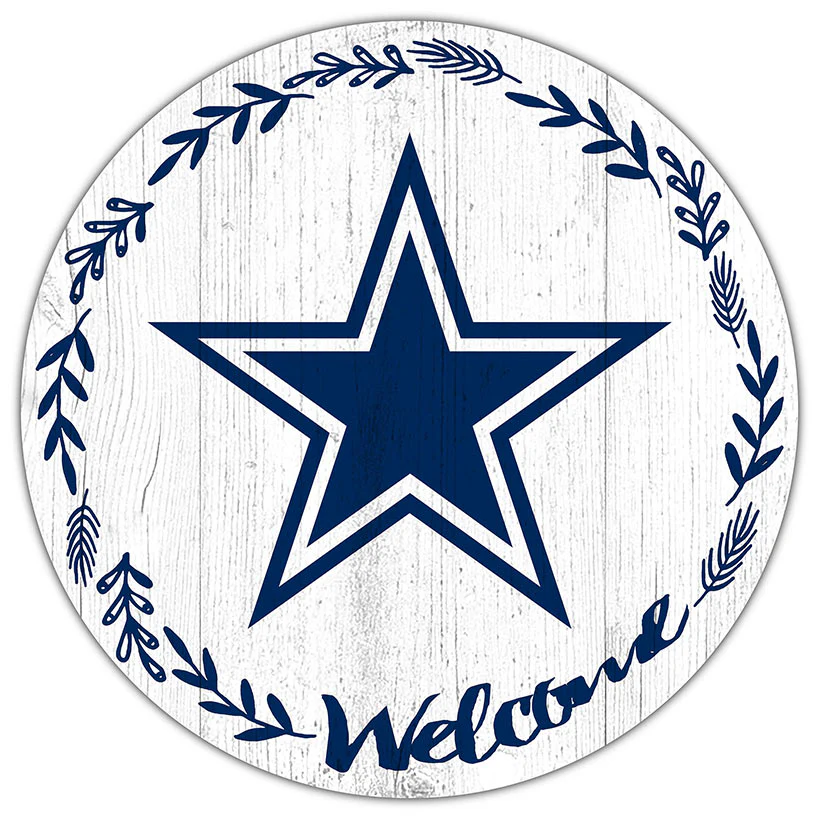 NFL 12" Welcome Circle Sign - Image 4