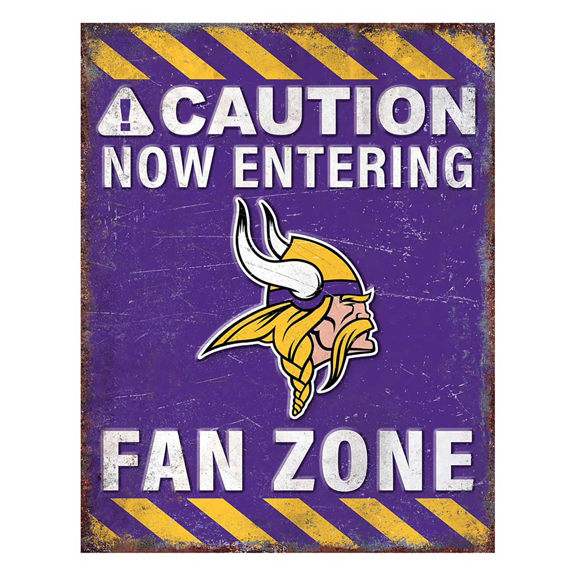 NFL Fan Zone Metal Sign - Image 17