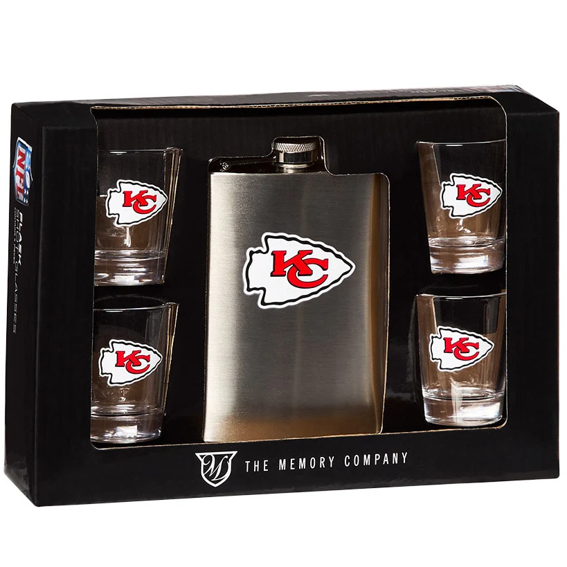 NFL Flask and Shot Glass Gift Set - Image 8