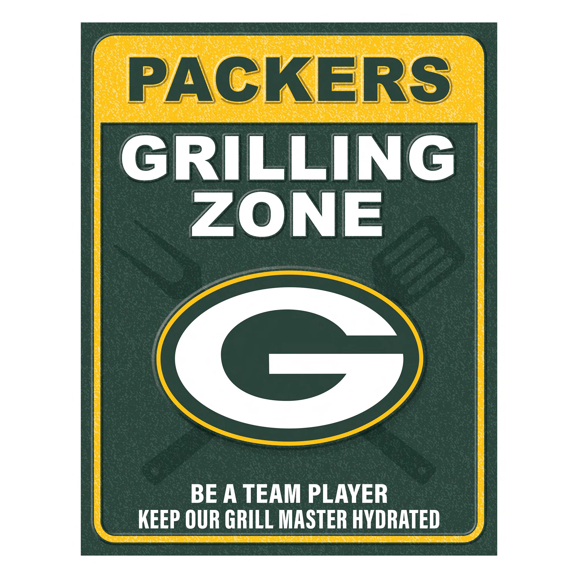 NFL Grill Zone Metal Sign - Image 24