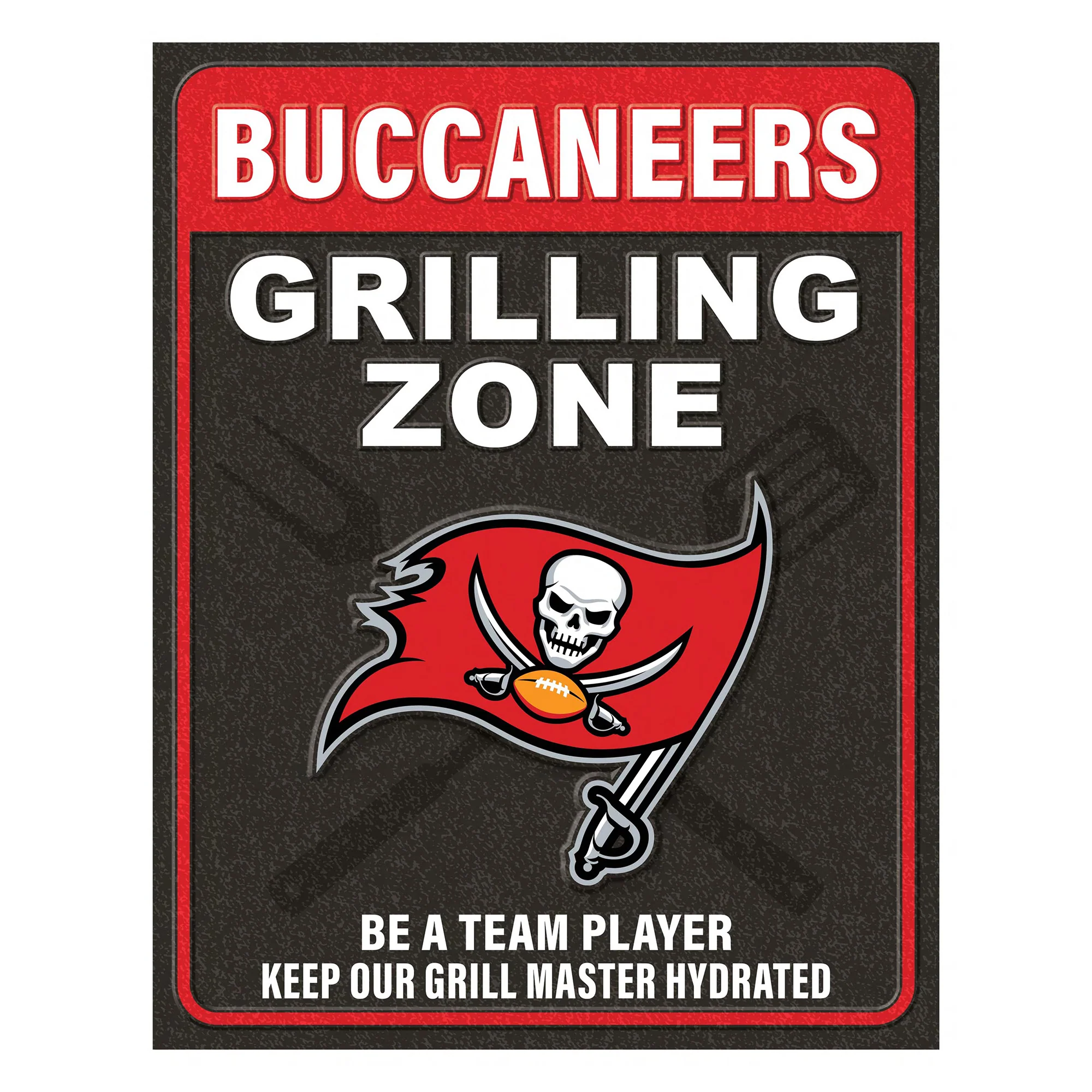 NFL Grill Zone Metal Sign - Image 8