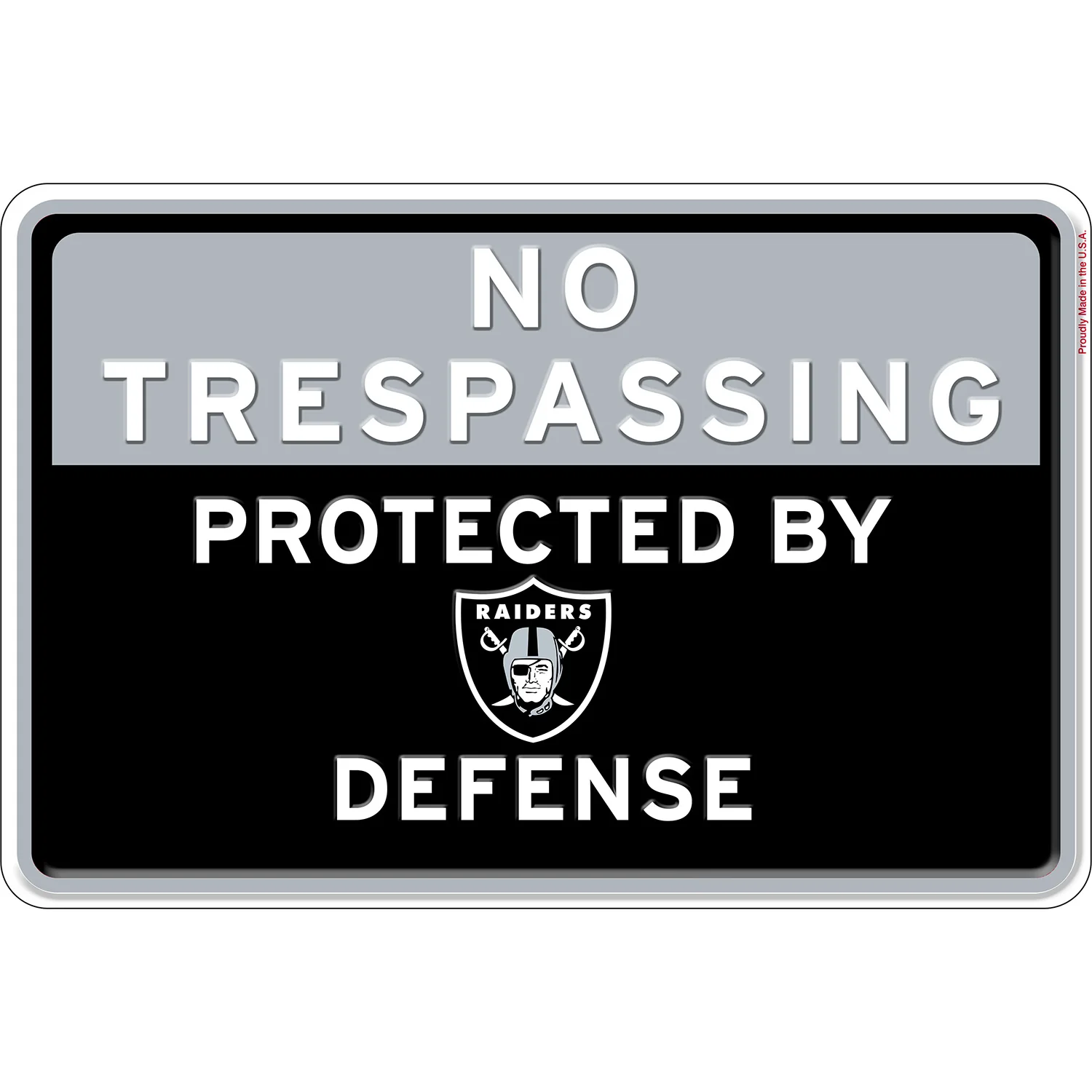 NFL No Trespassing Metal Sign - Image 20