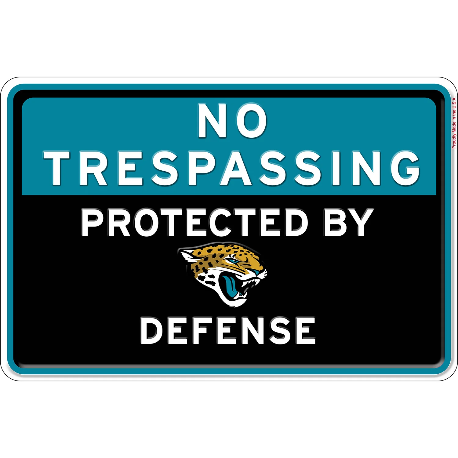 NFL No Trespassing Metal Sign - Image 23