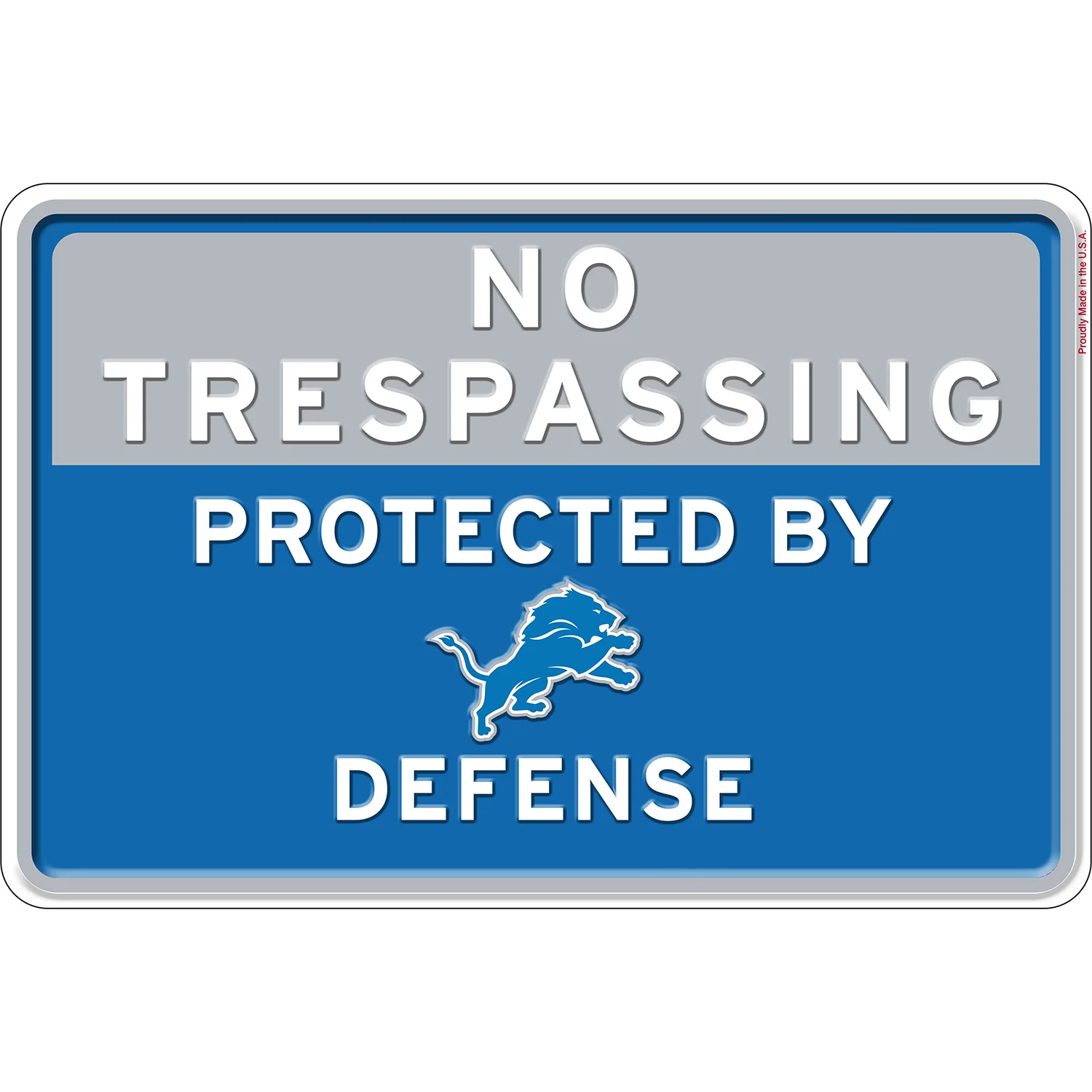 NFL No Trespassing Metal Sign - Image 26
