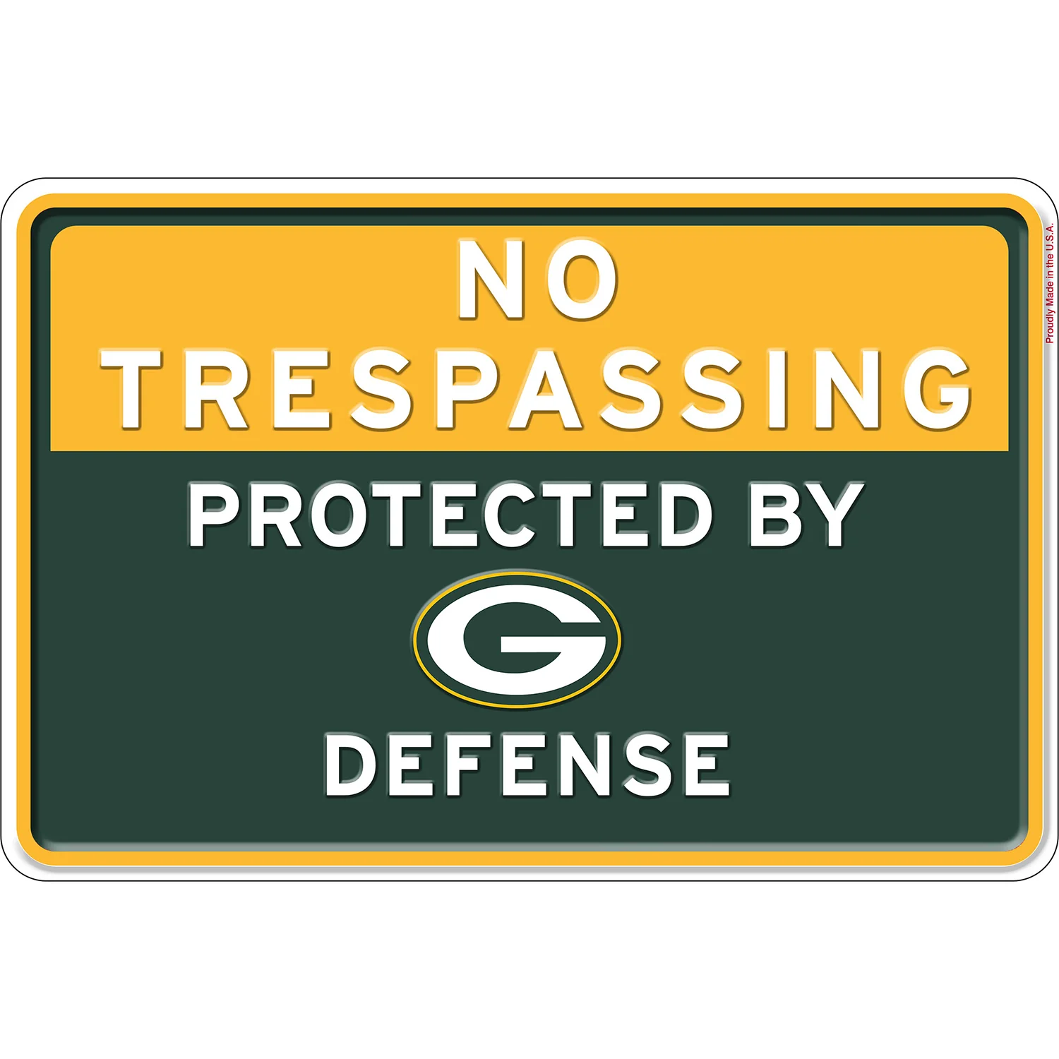 NFL No Trespassing Metal Sign - Image 5