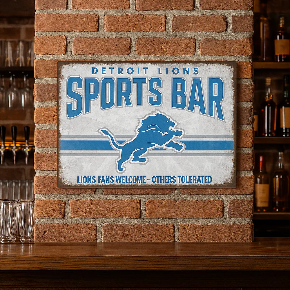 NFL Sports Bar Metal Sign - Image 4