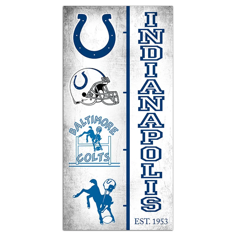 NFL Team Logo History Sign - Image 13