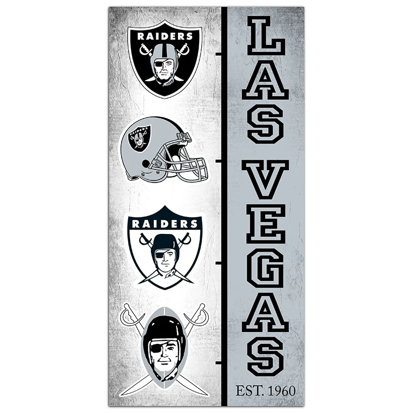NFL Team Logo History Sign - Image 18