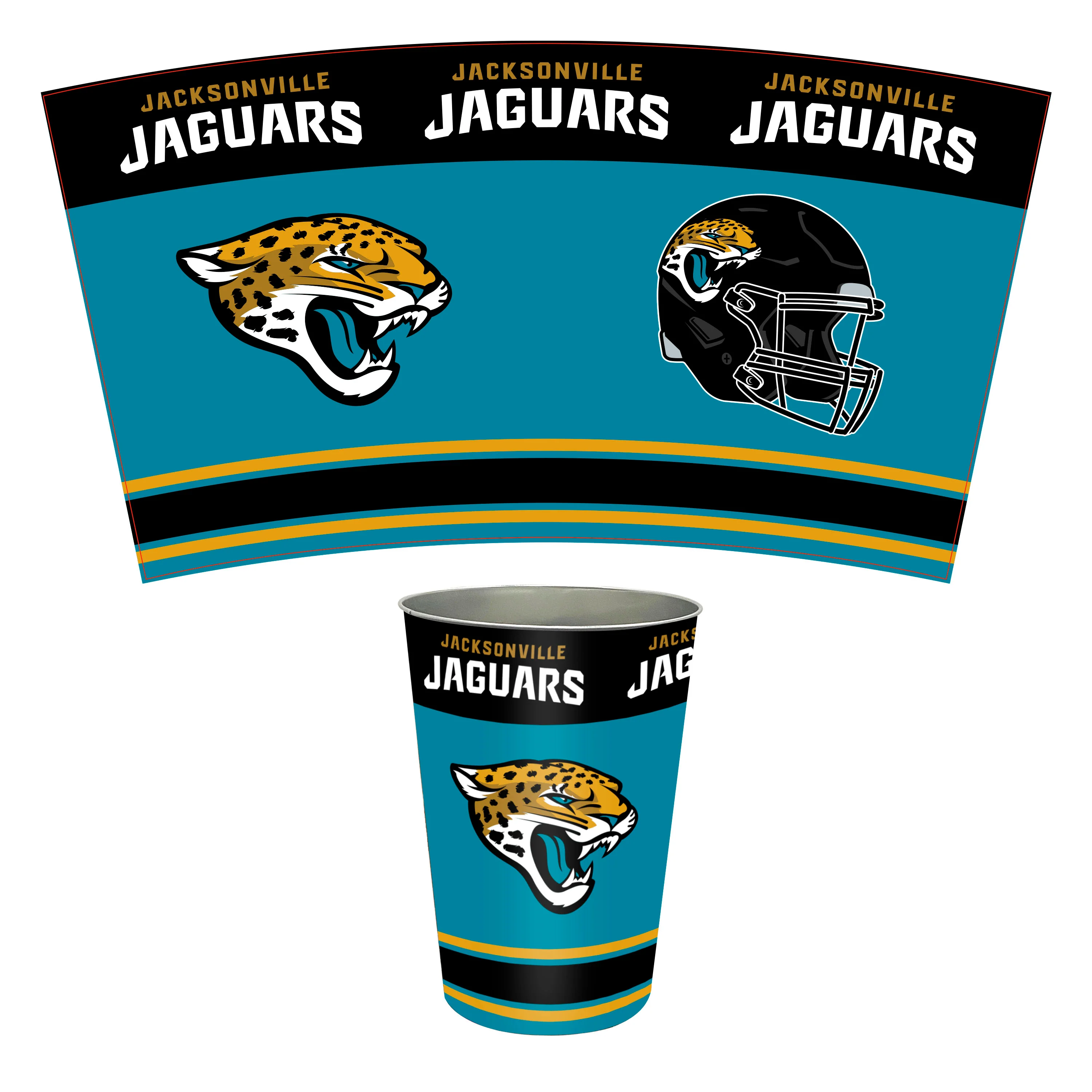 NFL Tin Wastebasket - Image 18