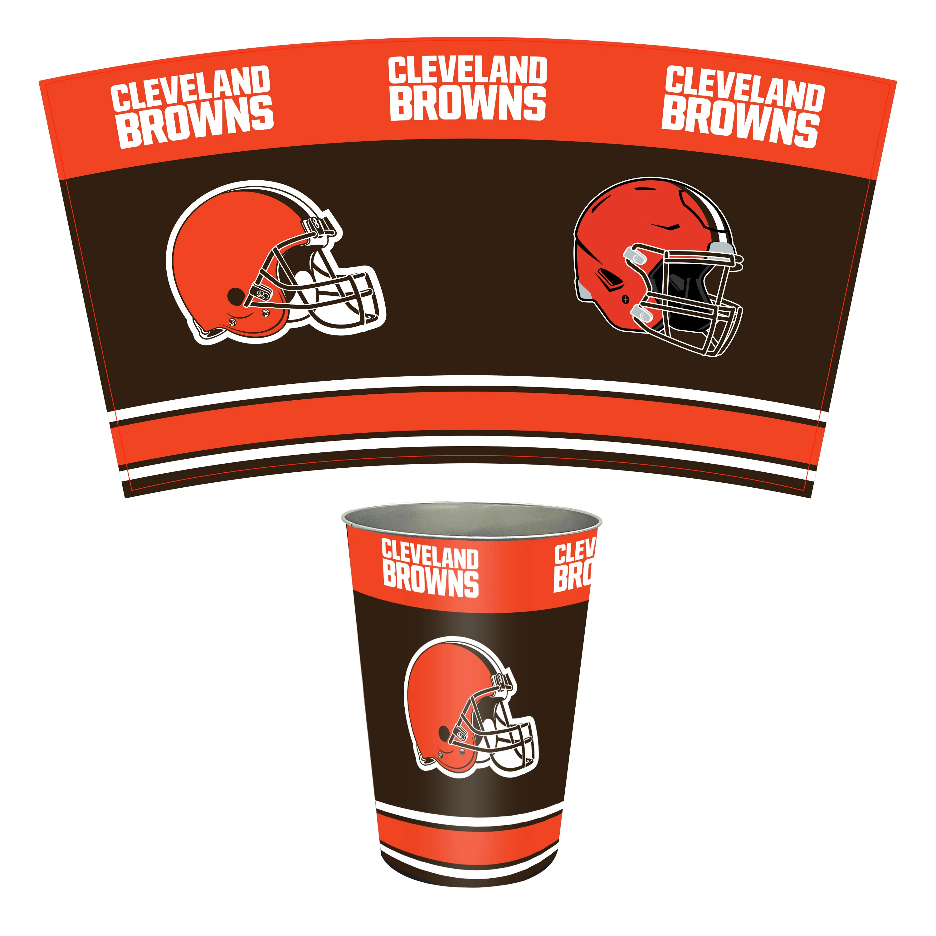 NFL Tin Wastebasket - Image 26