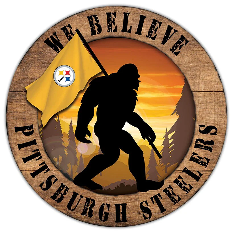 NFL We Believe Bigfoot Sign - Image 27