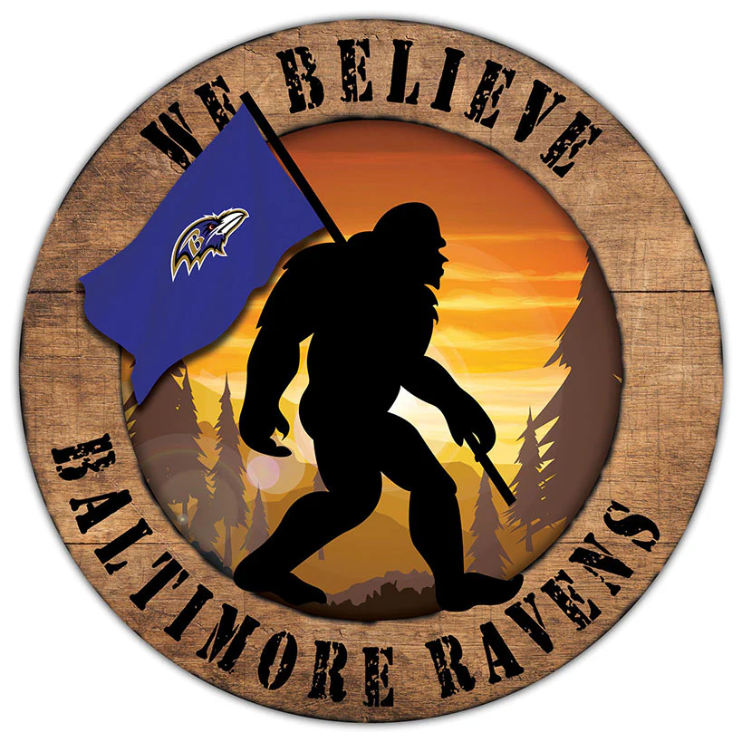 NFL We Believe Bigfoot Sign - Image 5